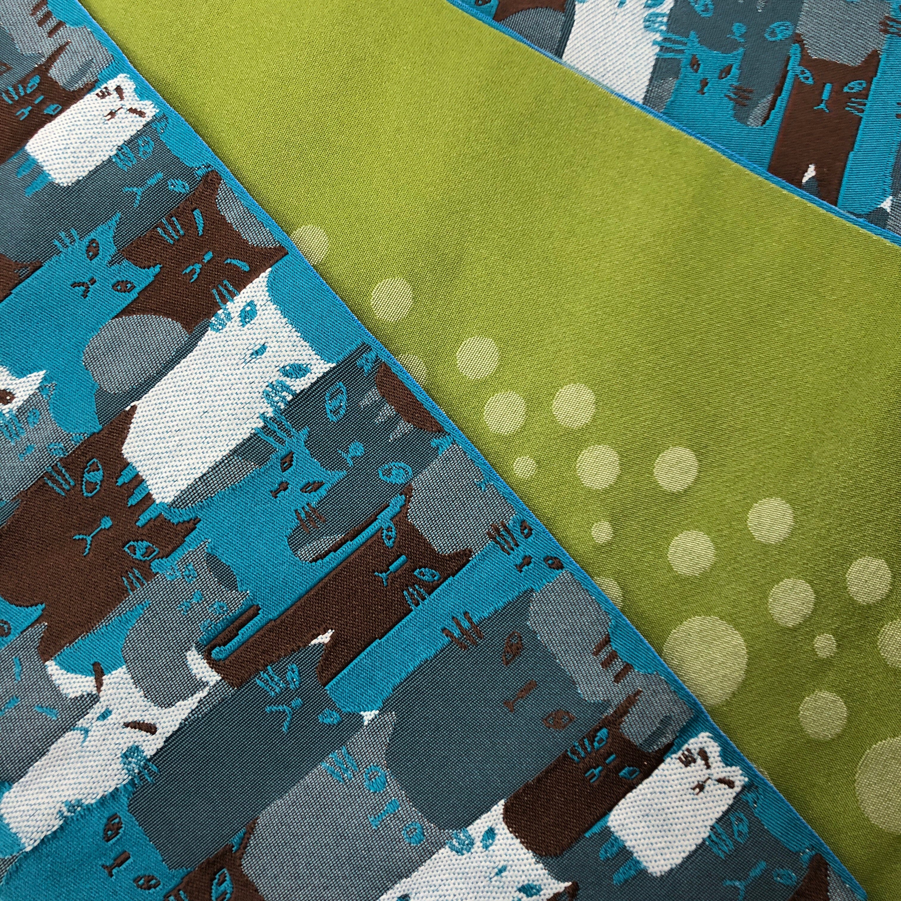 展示品 半巾帯 猫尽くし 帯 used