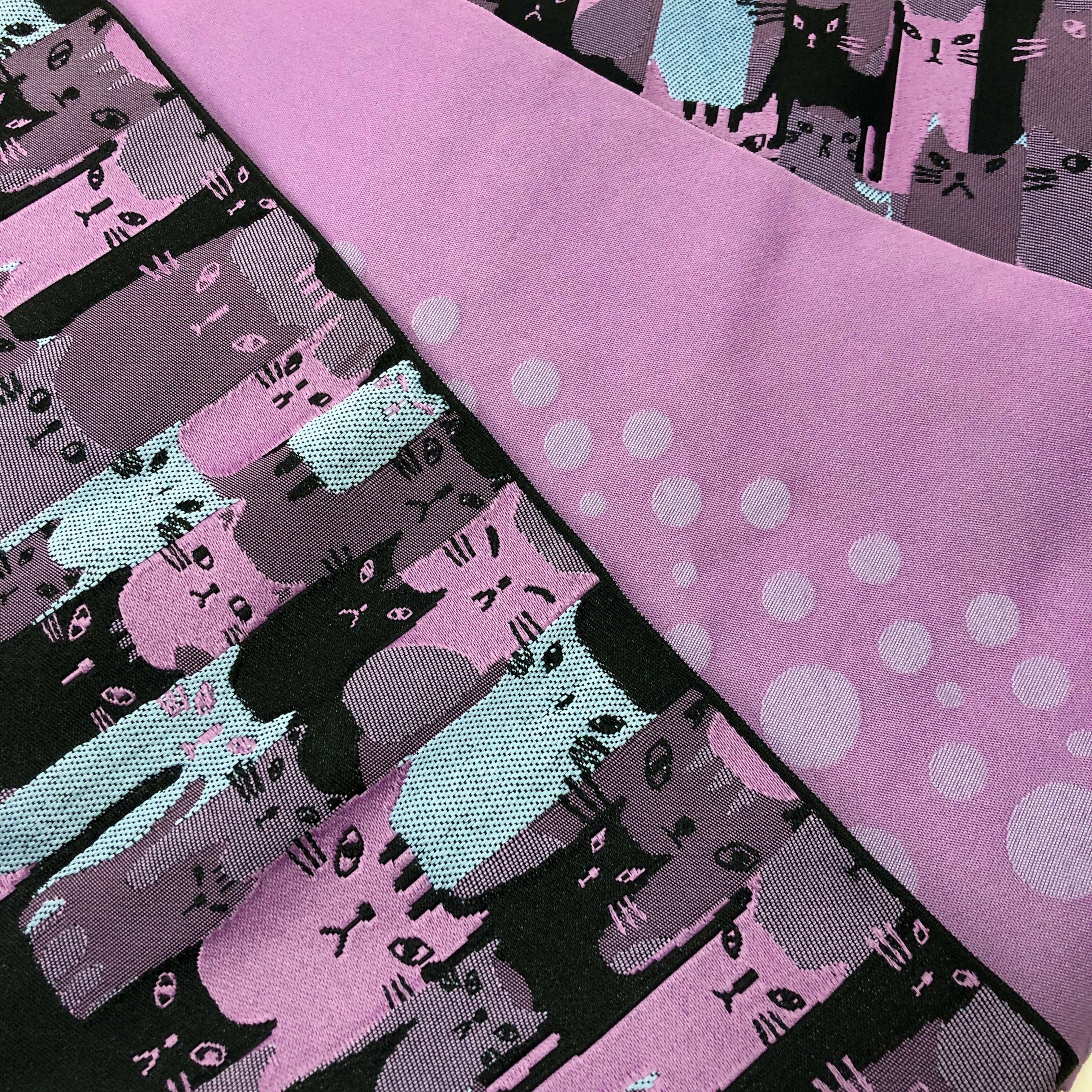 展示品 半巾帯 猫尽くし 帯 used