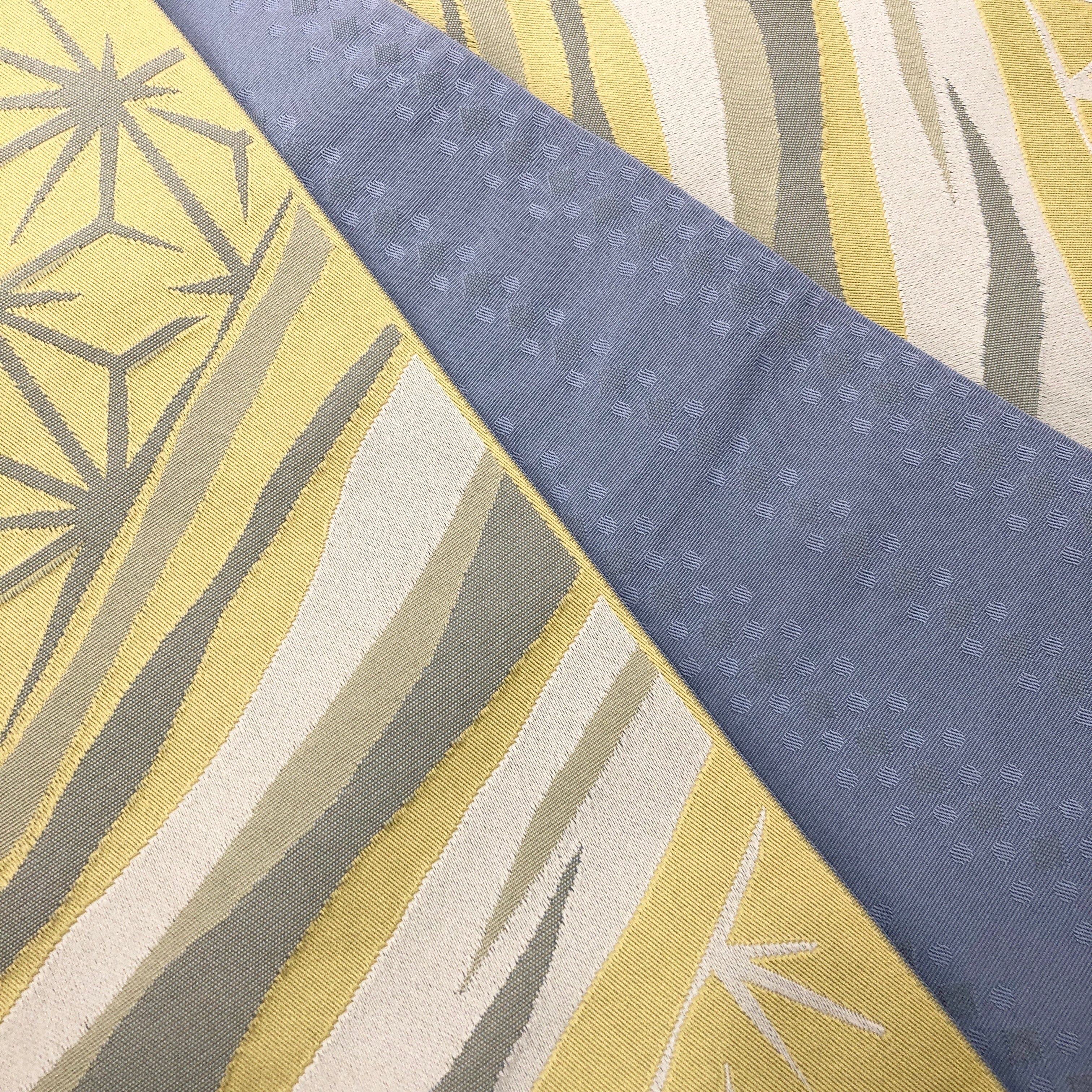 展示品 半巾帯 破れ麻の葉 帯 used