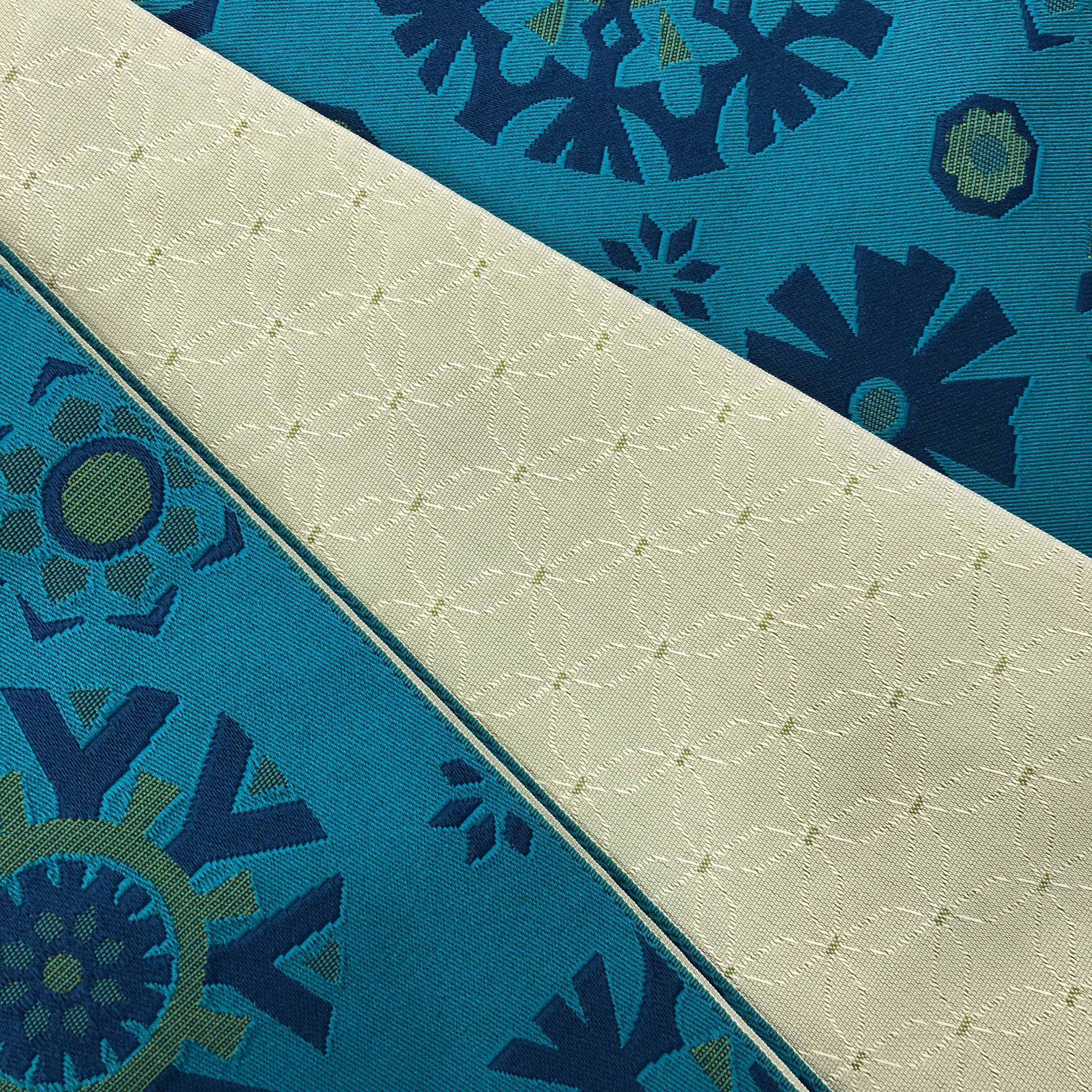 展示品 半巾帯 雪の結晶 帯 used