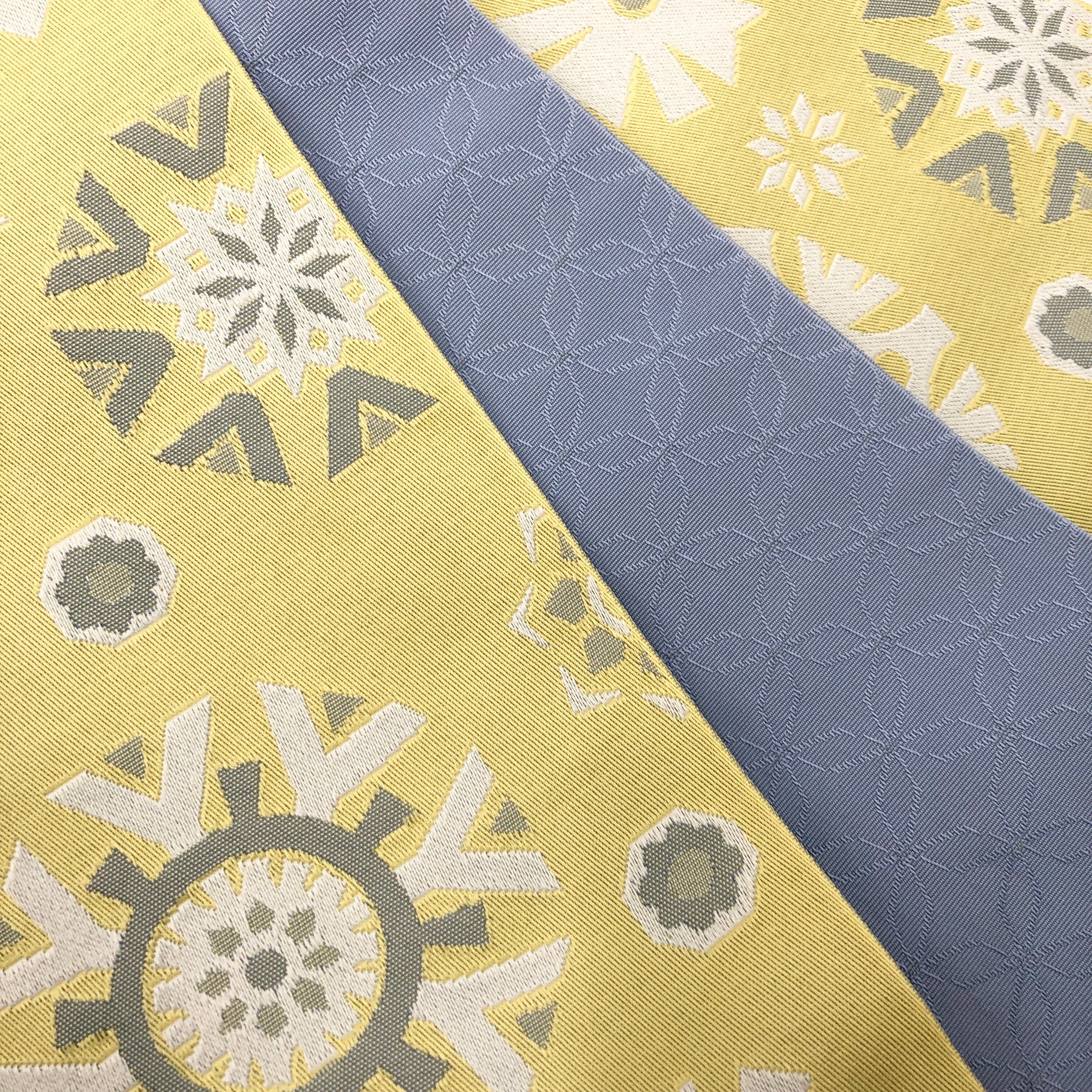 展示品 半巾帯 雪の結晶 帯 used