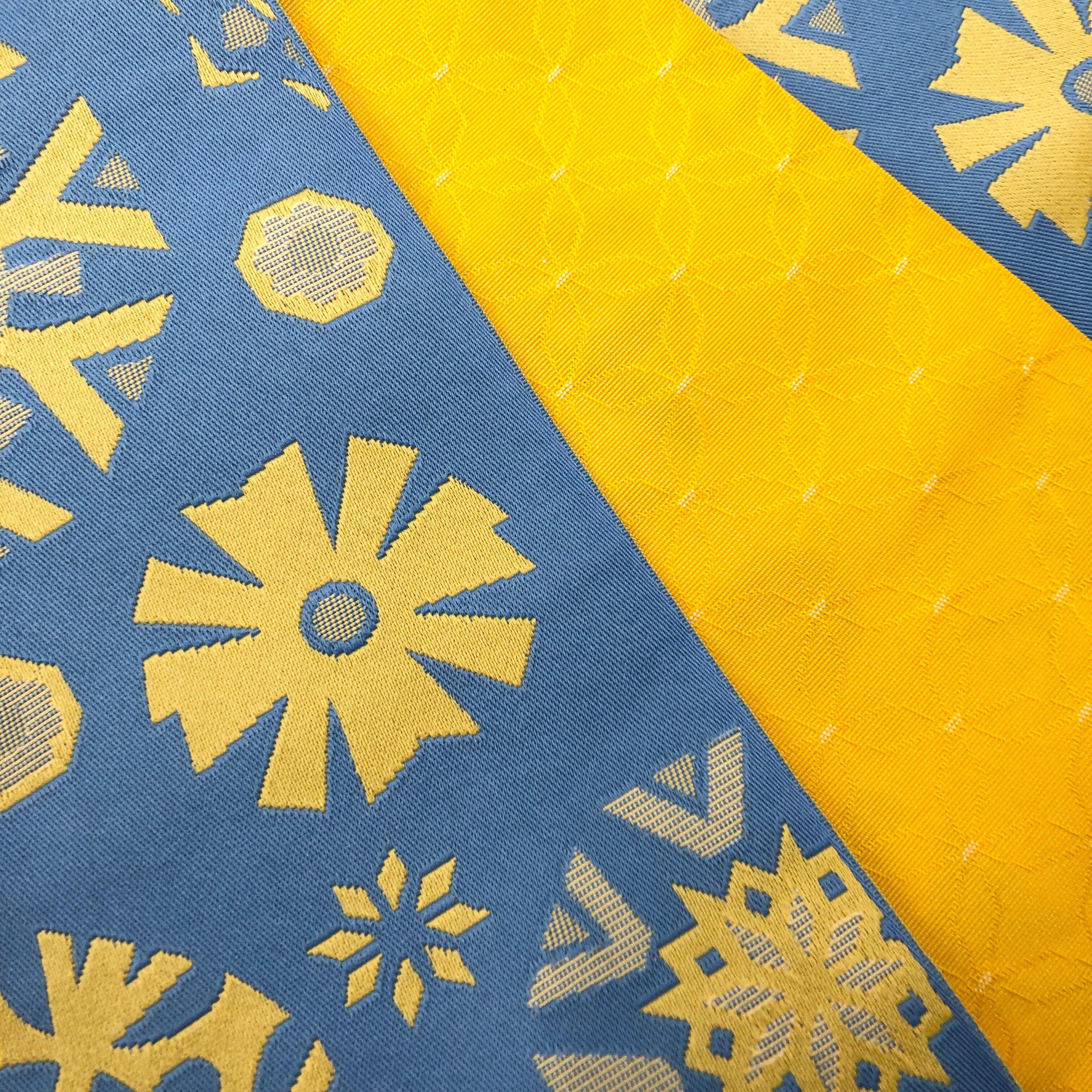 展示品 半巾帯 雪の結晶 帯 used