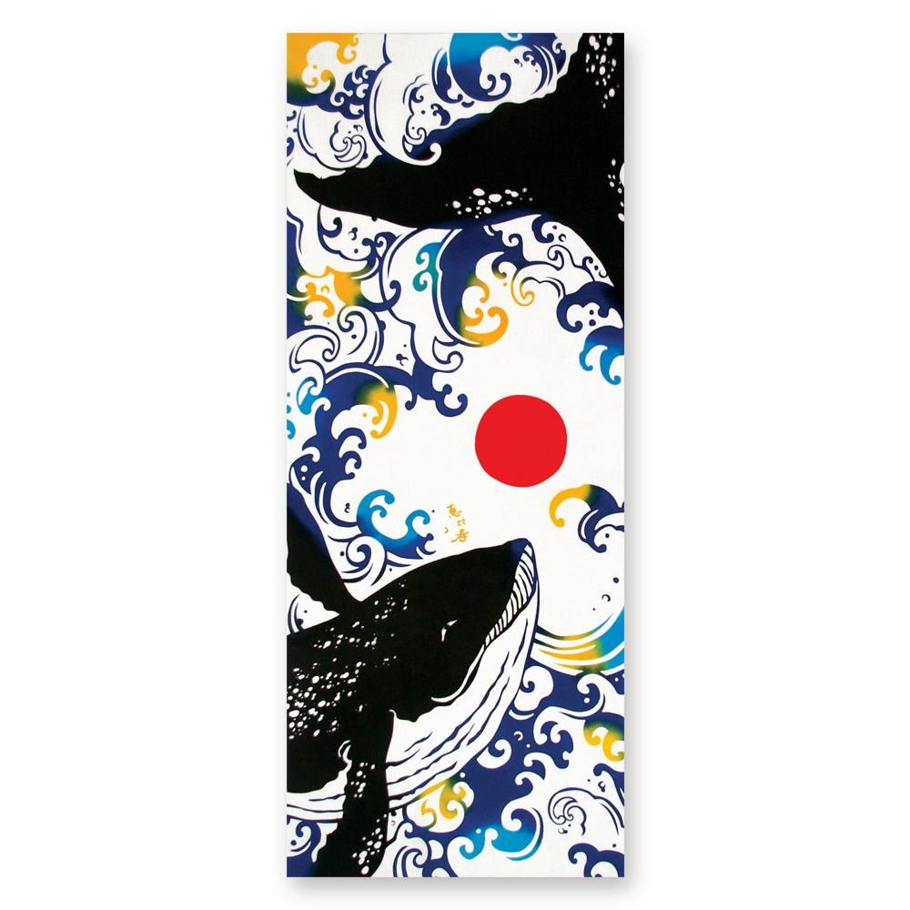 注染手ぬぐい 恵比寿鯨