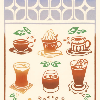 注染手ぬぐい 行きつけの喫茶店
