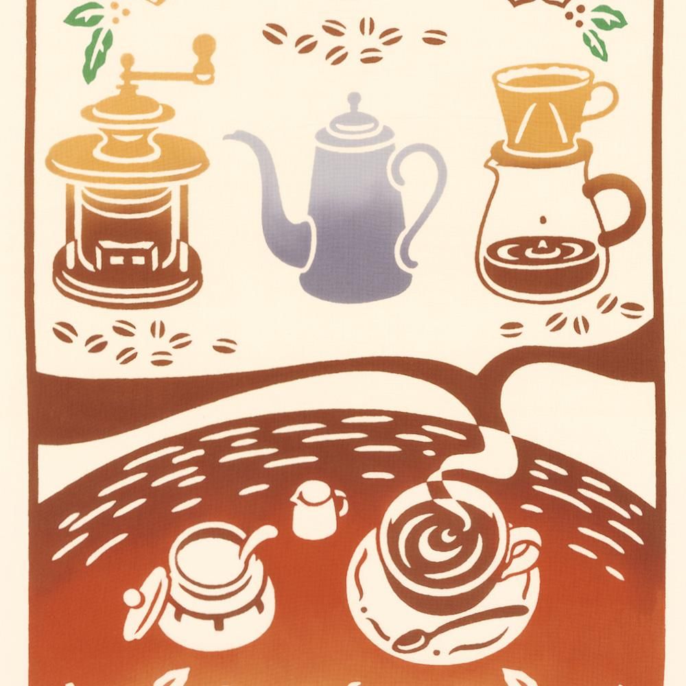 注染手ぬぐい 行きつけの喫茶店