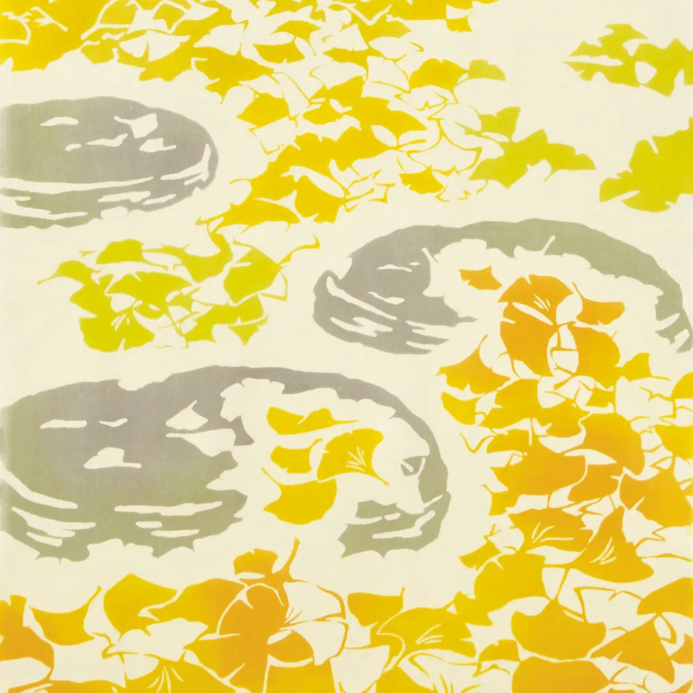 【kenema 】注染手ぬぐい 銀杏の絨毯