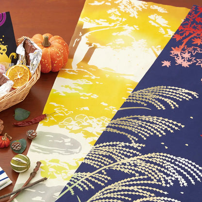 【kenema 】注染手ぬぐい 銀杏の絨毯