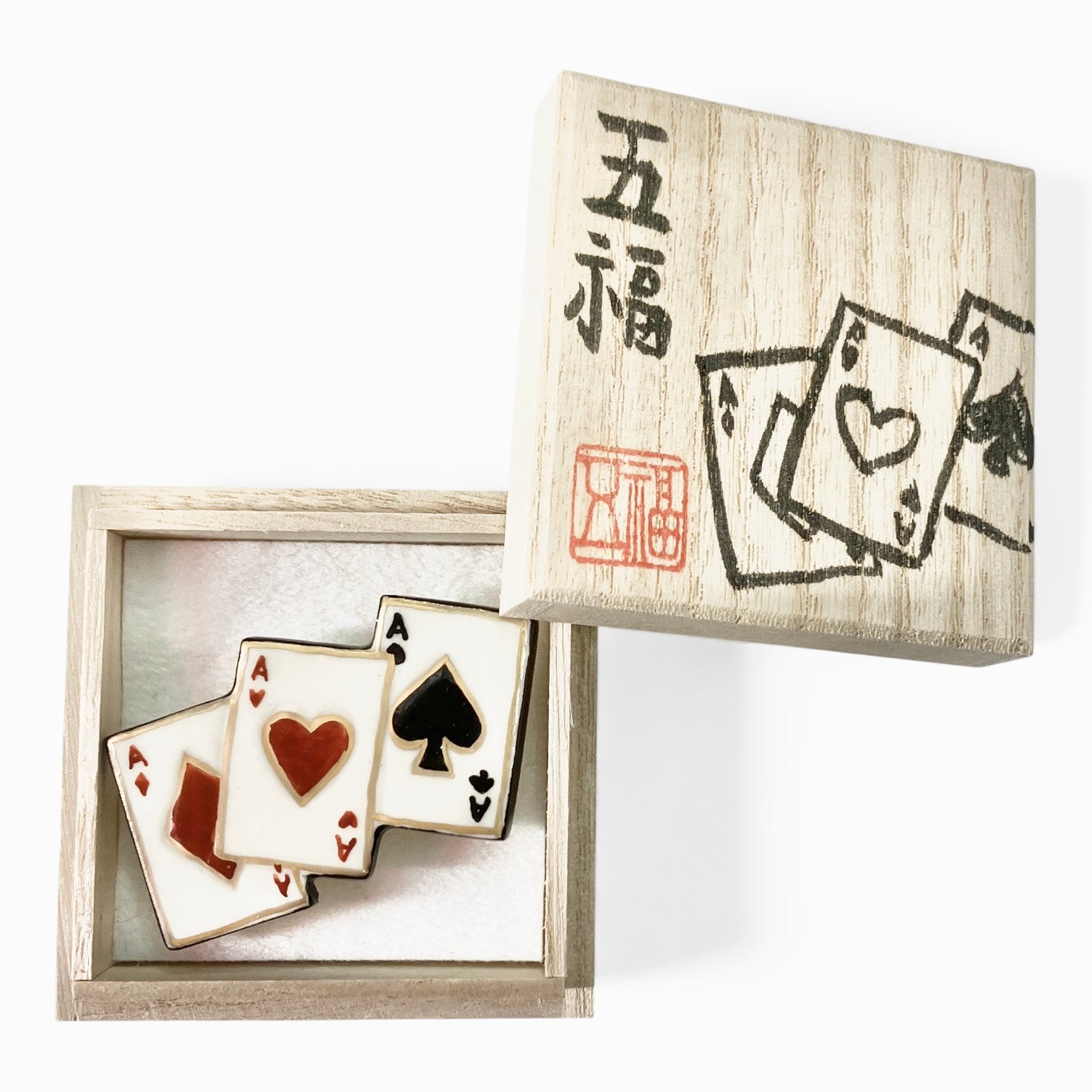 GO!FUKU五福 帯留 トランプ