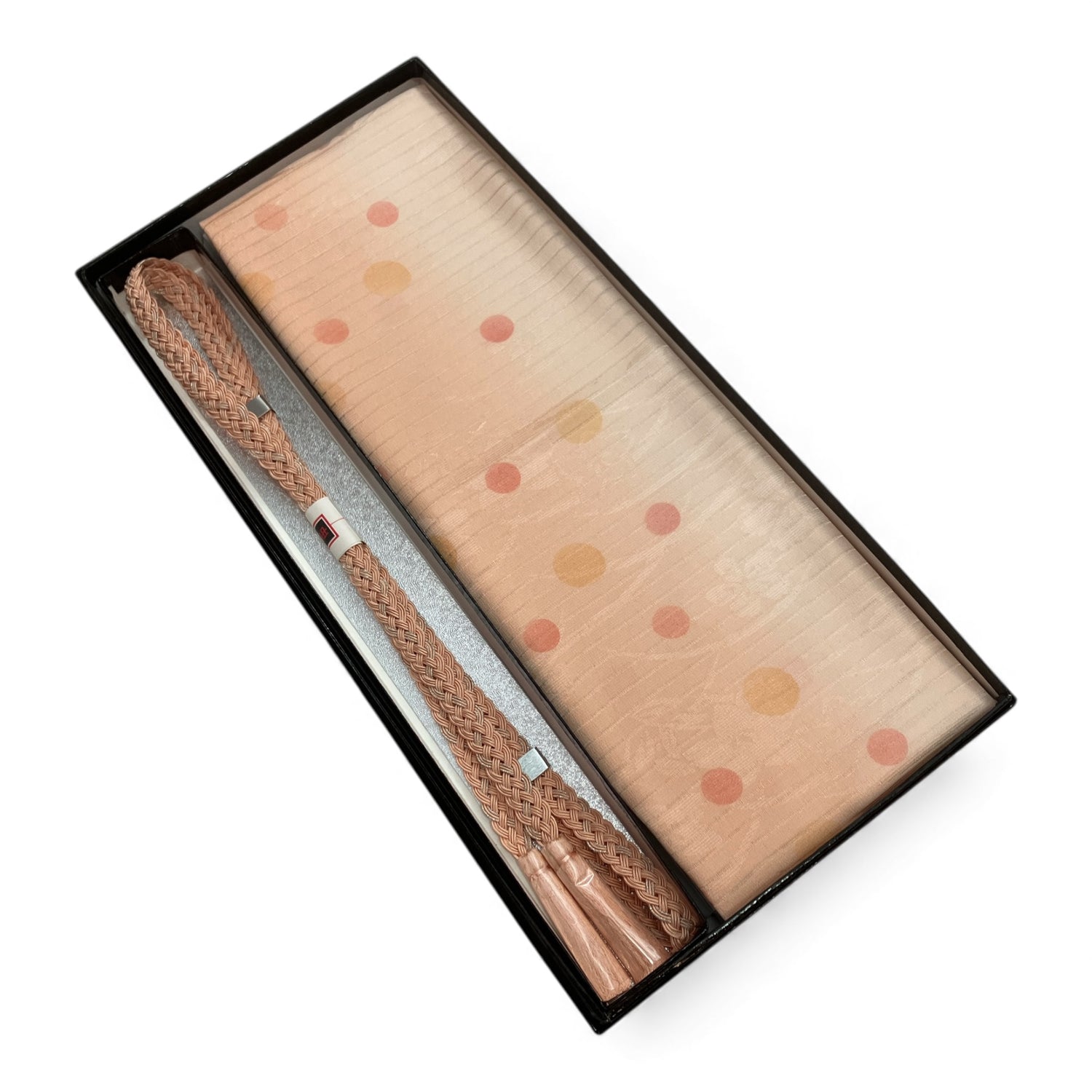 新品　絽正絹帯揚げ・レース帯締めセット 202511-B