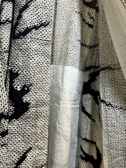 当店お仕立て  reuse 美品　有松絞り　浴衣 燕柄　※帯は参考商品 KIY2606-0002