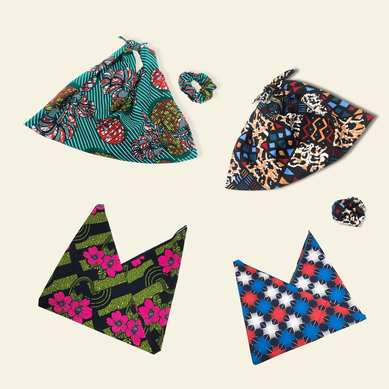 阿佐谷七夕まつり期間臨時開催！  African Fabricでつくる あづま袋＆シュシュ 120分レッスン