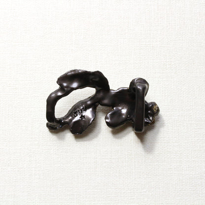 数-SUU- 出目金GM（ガンメタ）帯留め / 帯留め※専用豪華ボックス入り