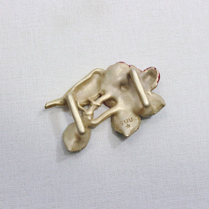 数-SUU-椿とメジロ帯留め / 帯留め※専用豪華ボックス入り