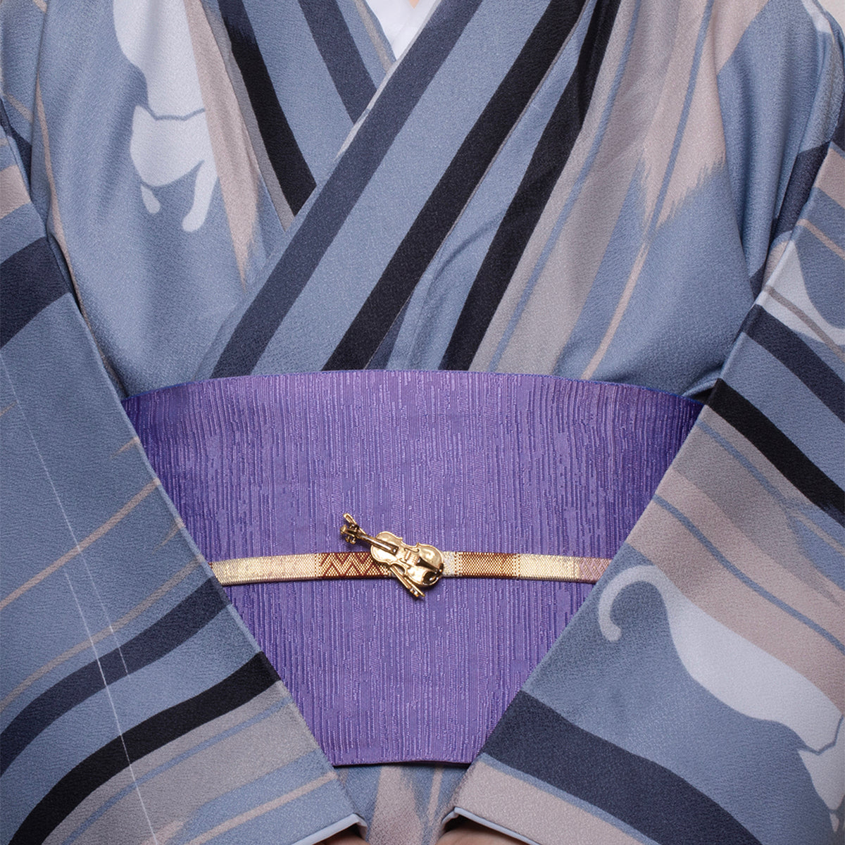 数-SUU- バイオリン帯留め※専用豪華ボックス入り