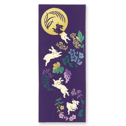 【kenema 】注染手ぬぐい 十五夜白兎 てぬぐい 宮本(株) 