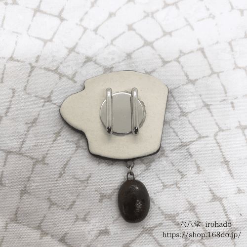 GO!FUKU 五福 帯留 coffee -  一六八堂 irohado online shop
